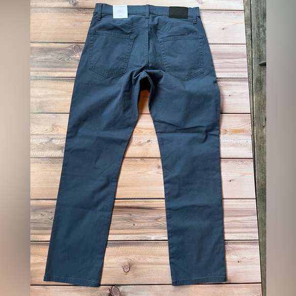 NWT Lucky Brand Men's Dark Blue Slim Straight Jeans. 410 Athletic Straight - Picture 3 of 9